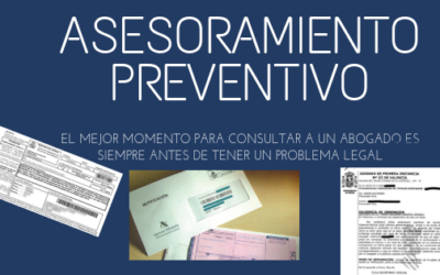 ¿EN QUÉ CONSISTE EL ASESORAMIENTO PREVENTIVO?