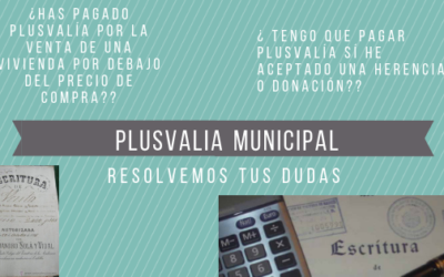RECLAMA PLUSVALÍA MUNICIPAL